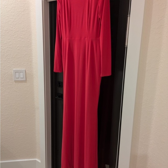 Zhivago | Forte Gown In Cerise Hot Pink NEW Size 12 Long Sleeve Modest - Picture 6 of 7